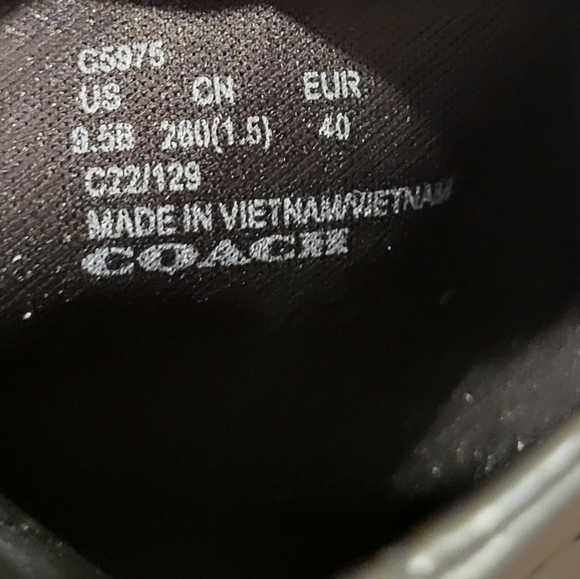 Coach Women's Joy Leather Boots Chunky Heel Size 9.5B - Picture 5 of 9